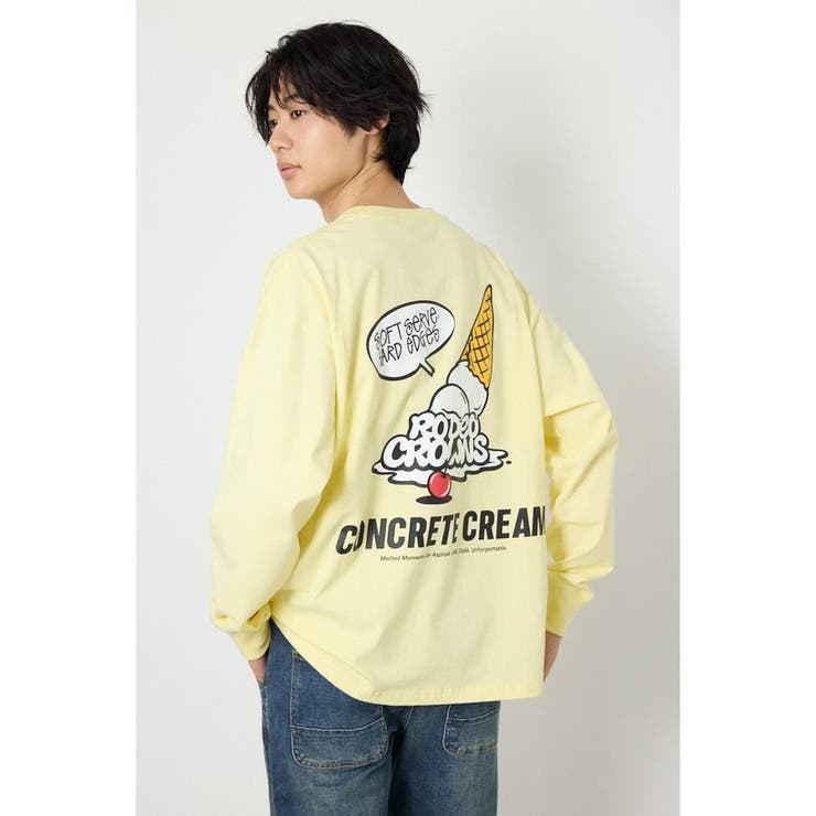 L/YEL1 | melting長袖Tシャツ | RODEO CROWNS WIDE BOWL