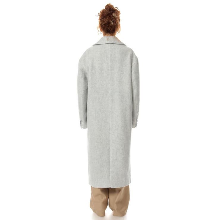 SLY スライ　美品AIRY WOOL SHAGGY ロングコート　モヘアウール AIRY WOOL SHAGGY LONG コート[品番：BJLW0020491]｜SLY OUTLET
