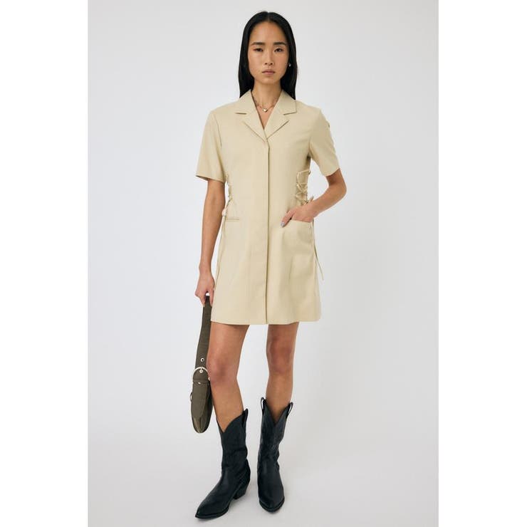 LACE UP TAILORED ドレス | MOUSSY OUTLET | 詳細画像3 