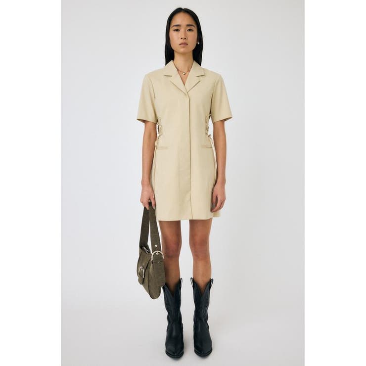 LACE UP TAILORED ドレス | MOUSSY OUTLET | 詳細画像4 