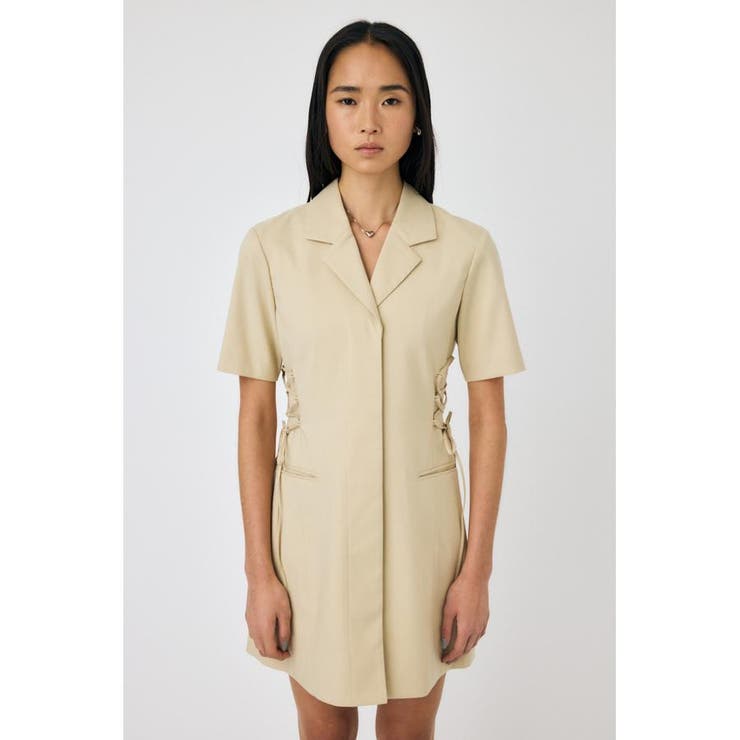 LACE UP TAILORED ドレス | MOUSSY OUTLET | 詳細画像6 