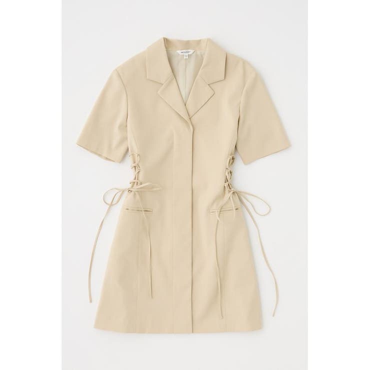 LACE UP TAILORED ドレス | MOUSSY OUTLET | 詳細画像7 