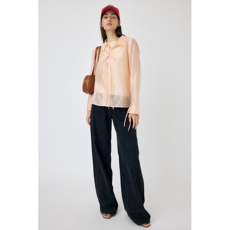 RIBBON シアーシャツ | MOUSSY OUTLET | 詳細画像8 