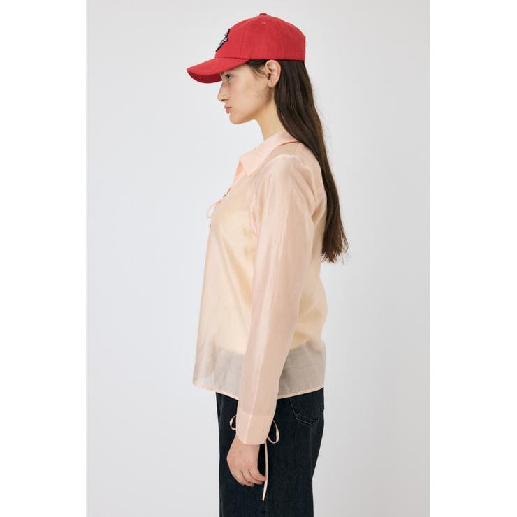 RIBBON シアーシャツ | MOUSSY OUTLET | 詳細画像12 