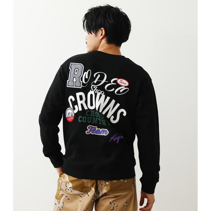 メンズw Mix Patchスウェット 品番 Bjlw Rodeo Crowns Wide Bowl ロデオクラウンズ ワイドボウル のレディースファッション通販 Shoplist ショップリスト