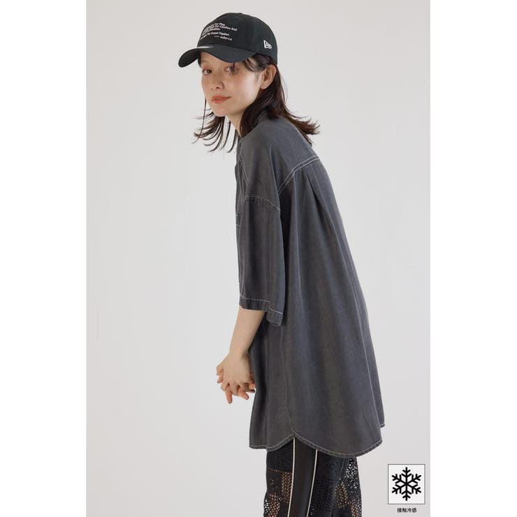 クールデニムビッグシャツ | RODEO CROWNS WIDE BOWL | 詳細画像4 