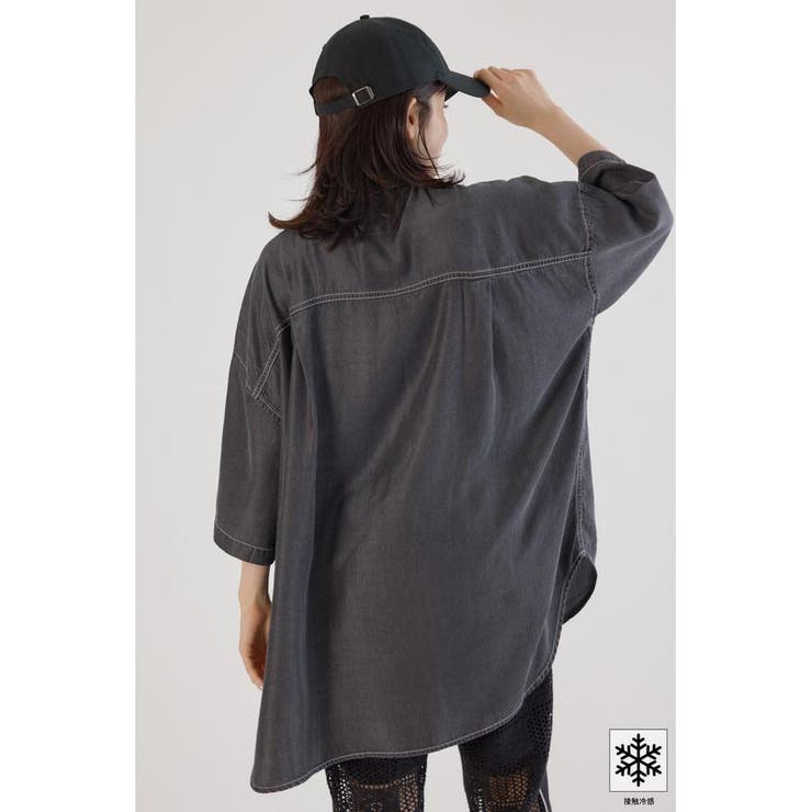 クールデニムビッグシャツ | RODEO CROWNS WIDE BOWL | 詳細画像5 