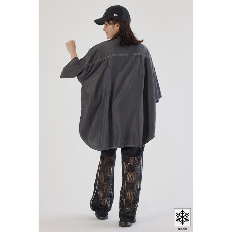 クールデニムビッグシャツ | RODEO CROWNS WIDE BOWL | 詳細画像8 