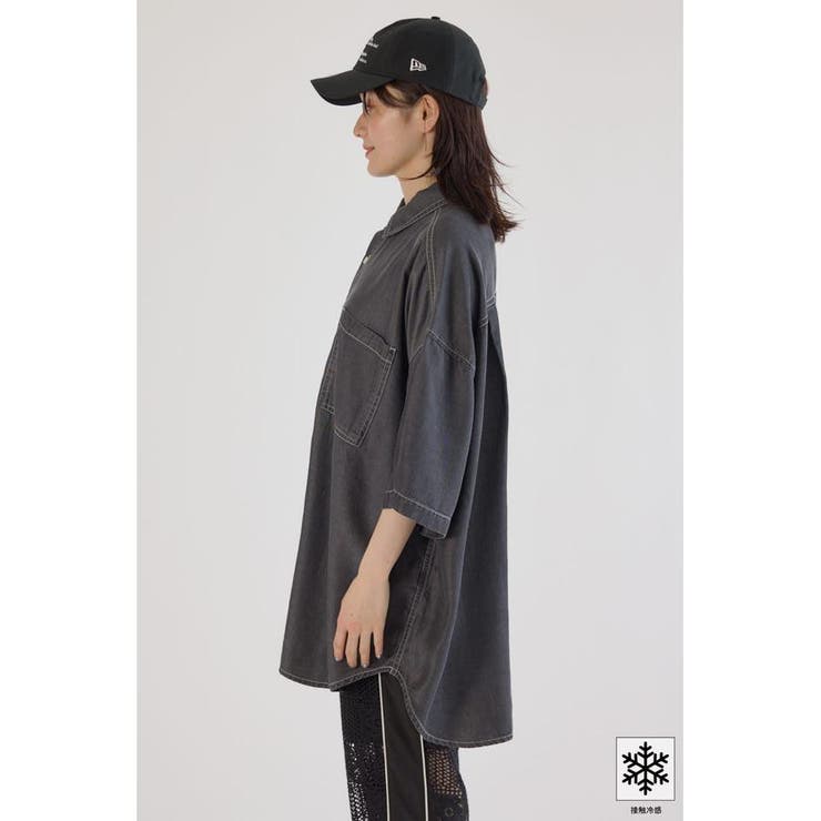 クールデニムビッグシャツ | RODEO CROWNS WIDE BOWL | 詳細画像10 