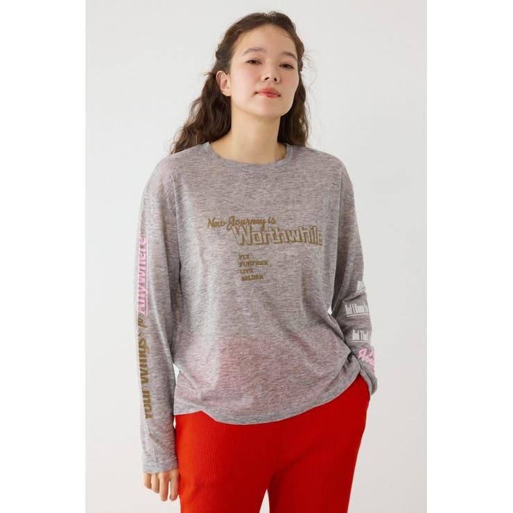 T.GRY | メッセージロングスリーブ Tシャツ | RODEO CROWNS WIDE BOWL