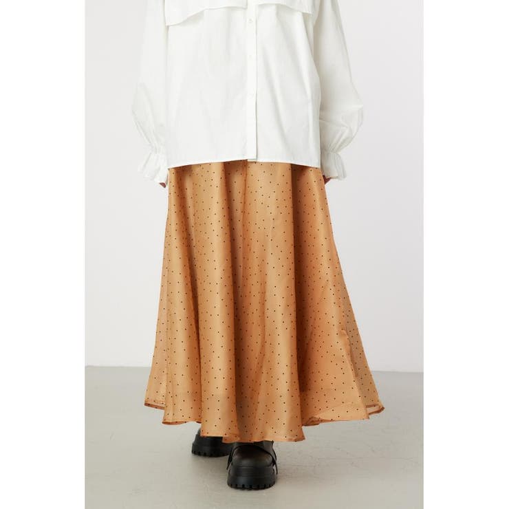 柄BRN5 | ボリュームマキシスカート | RODEO CROWNS WIDE BOWL