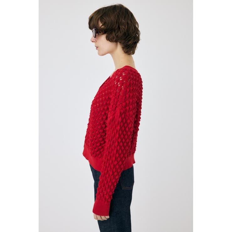 PEAK STITCH ニットカーディガン | MOUSSY OUTLET | 詳細画像12 