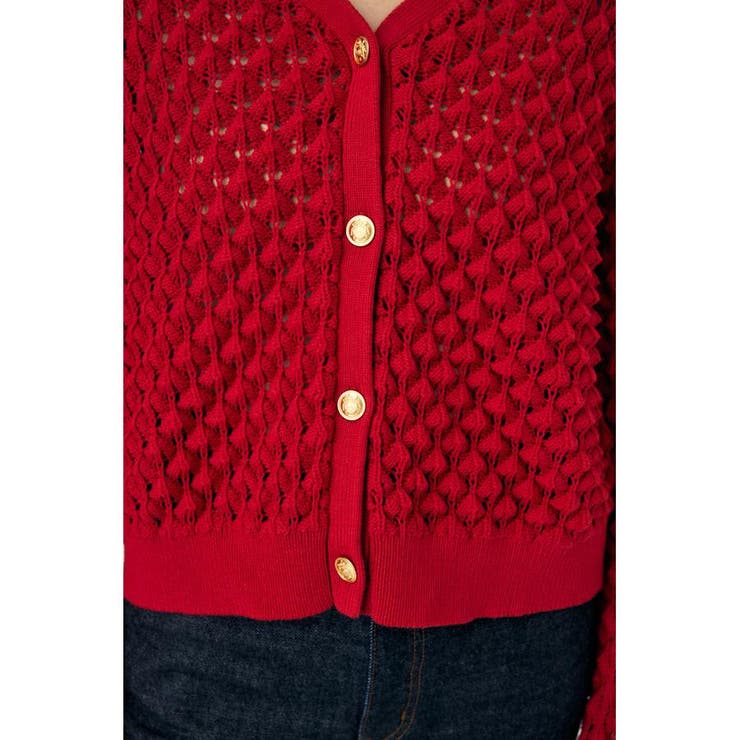 PEAK STITCH ニットカーディガン | MOUSSY OUTLET | 詳細画像15 