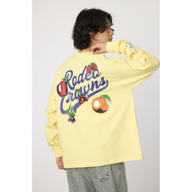 フルーツロゴロングスリーブTシャツ[品番：BJLW0029950]｜RODEO
