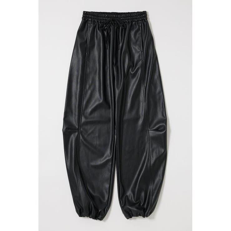 F/LEATHER JOGGER パンツ | MOUSSY OUTLET | 詳細画像6 