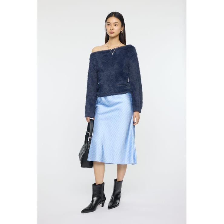 FAUX FUR KNIT CROP トップス | MOUSSY OUTLET | 詳細画像5 