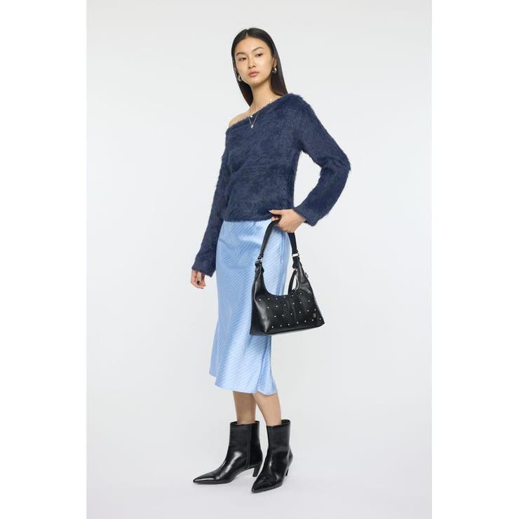 FAUX FUR KNIT CROP トップス | MOUSSY OUTLET | 詳細画像7 
