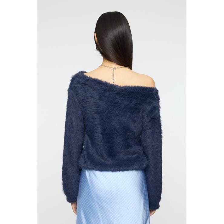FAUX FUR KNIT CROP トップス | MOUSSY OUTLET | 詳細画像11 