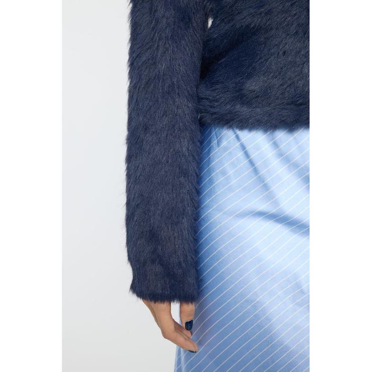 FAUX FUR KNIT CROP トップス | MOUSSY OUTLET | 詳細画像13 