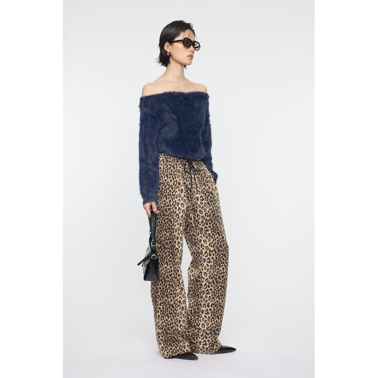 FAUX FUR KNIT CROP トップス | MOUSSY OUTLET | 詳細画像17 