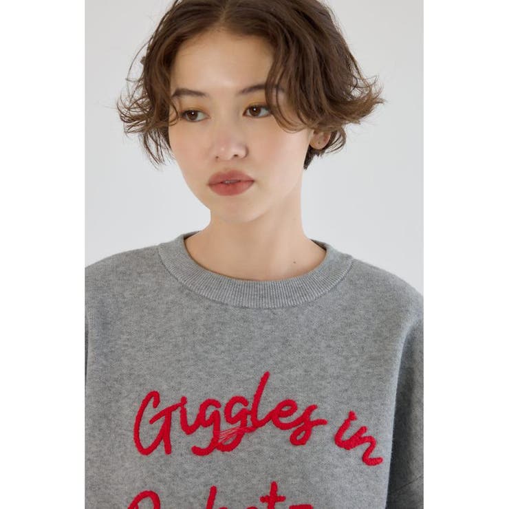 Frayed Lettering ニットトップス | RODEO CROWNS WIDE BOWL | 詳細画像22 