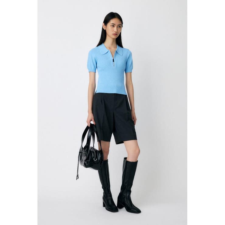 HALF ZIP CLASSIC ポロ トップス | MOUSSY OUTLET | 詳細画像10 