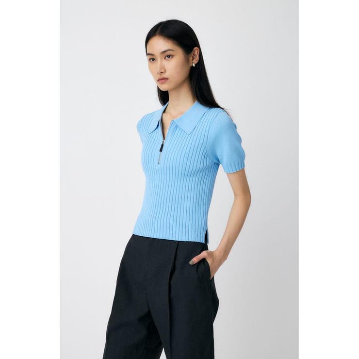 HALF ZIP CLASSIC ポロ トップス | MOUSSY OUTLET | 詳細画像12 