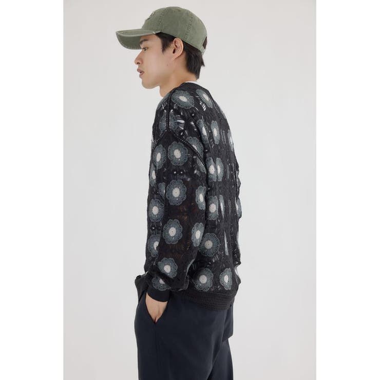 クロシェフラワーニットカーディガン | RODEO CROWNS WIDE BOWL | 詳細画像16