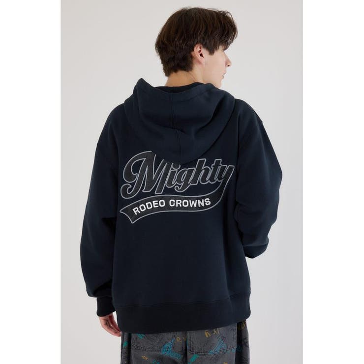 BLK | MIGHTY ZIPパーカー | RODEO CROWNS WIDE BOWL