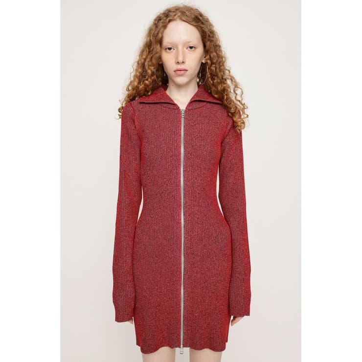 FRONT ZIP BI COLOR ショートワンピース | SLY OUTLET | 詳細画像3 