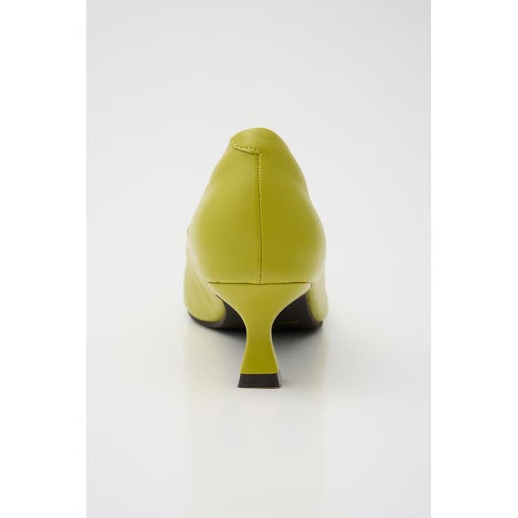 パンプス mound yellow MOOMMO Women Chunky High Heel Dress Pumps Round Toe Slip On