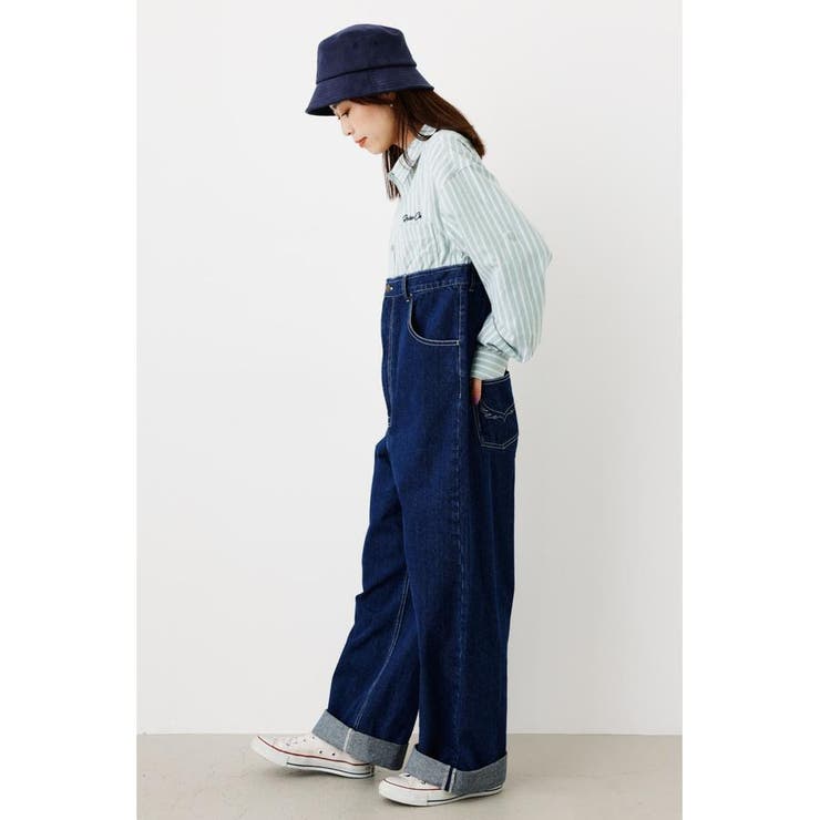 DENIM リメイクライク オールインワン | RODEO CROWNS WIDE BOWL | 詳細画像4 