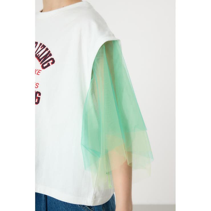 チュールスリーブカレッジTシャツ | RODEO CROWNS WIDE BOWL | 詳細画像13 