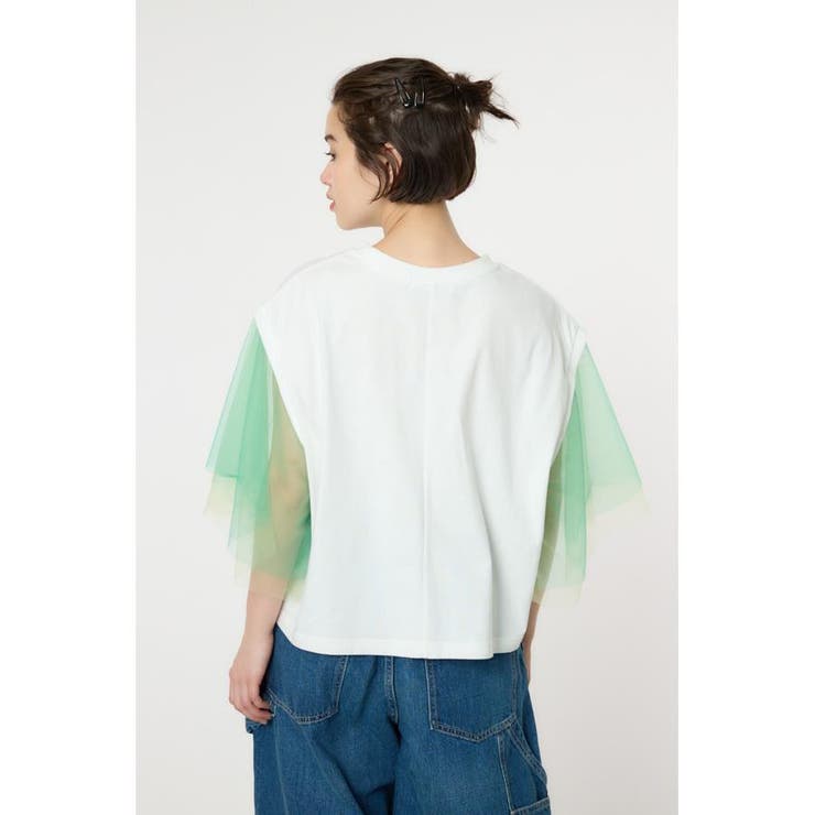 チュールスリーブカレッジTシャツ | RODEO CROWNS WIDE BOWL | 詳細画像4 