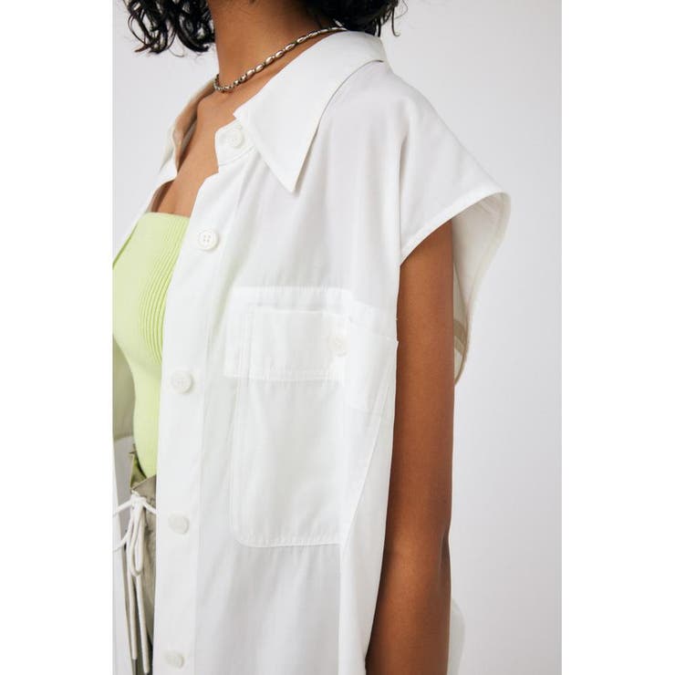 BACK OPEN SHIRT ベスト | MOUSSY OUTLET | 詳細画像5 