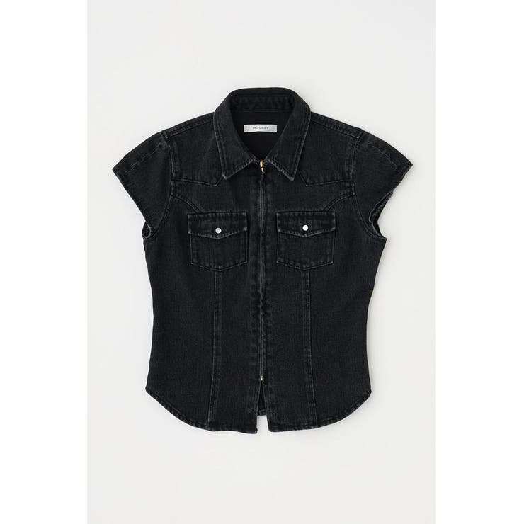 CAP SLEEVE デニムシャツ | MOUSSY OUTLET | 詳細画像7 