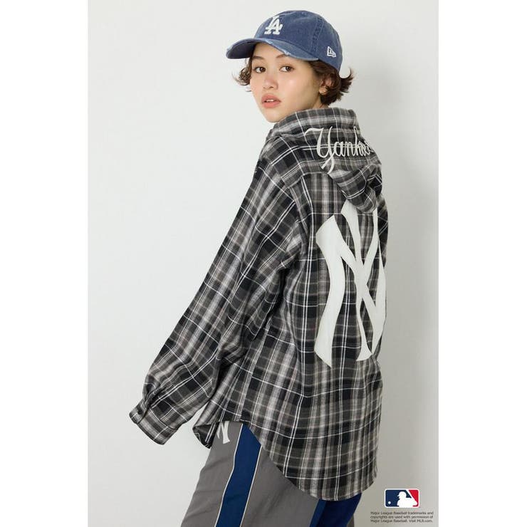 (MLB)フードチェックシャツ | RODEO CROWNS WIDE BOWL | 詳細画像3 
