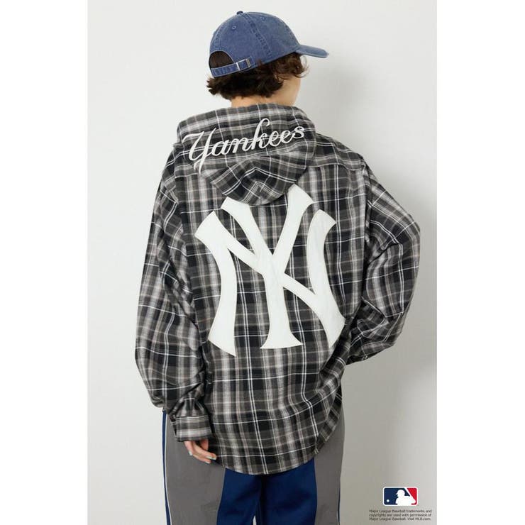(MLB)フードチェックシャツ | RODEO CROWNS WIDE BOWL | 詳細画像4 
