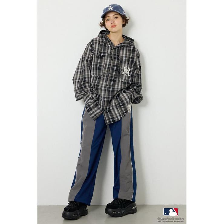 (MLB)フードチェックシャツ | RODEO CROWNS WIDE BOWL | 詳細画像5 