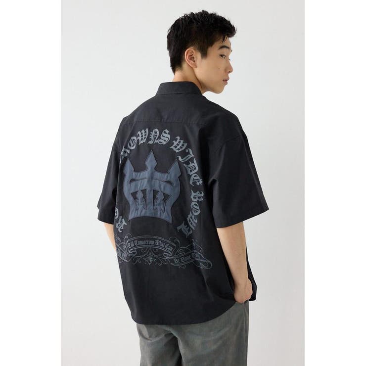 COOLMAX(R)ファブリック製・BLKletterシャツ | RODEO CROWNS WIDE BOWL | 詳細画像8 