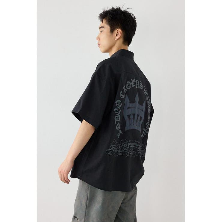 COOLMAX(R)ファブリック製・BLKletterシャツ | RODEO CROWNS WIDE BOWL | 詳細画像9 