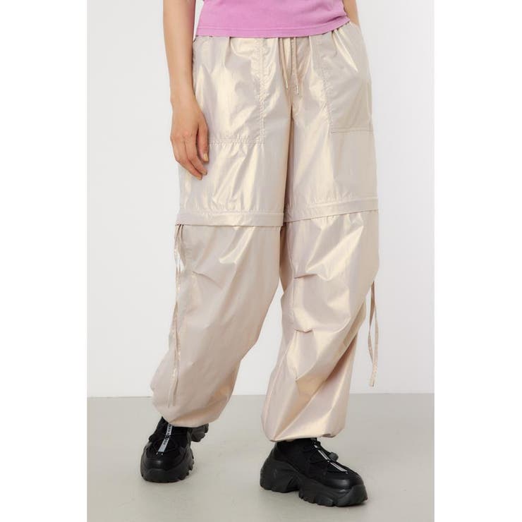 メタリックパラシュートパンツ | RODEO CROWNS WIDE BOWL | 詳細画像6 