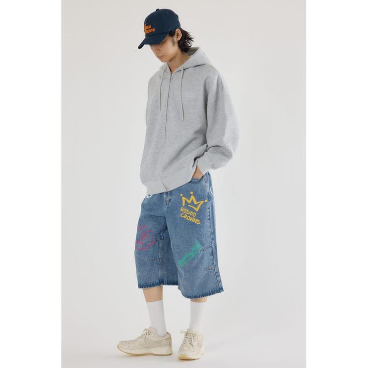 ラクガキバミューダデニムパンツ | RODEO CROWNS WIDE BOWL | 詳細画像24 