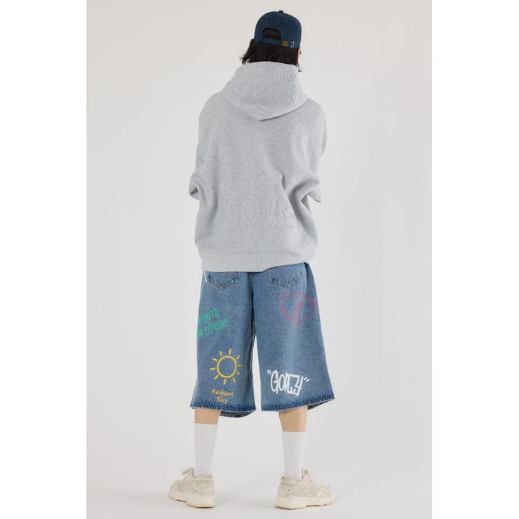 ラクガキバミューダデニムパンツ | RODEO CROWNS WIDE BOWL | 詳細画像25 