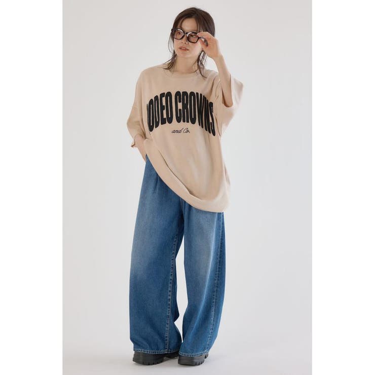 IVOY3 | CURVE LOGOコンビニットワンピース | RODEO CROWNS WIDE BOWL