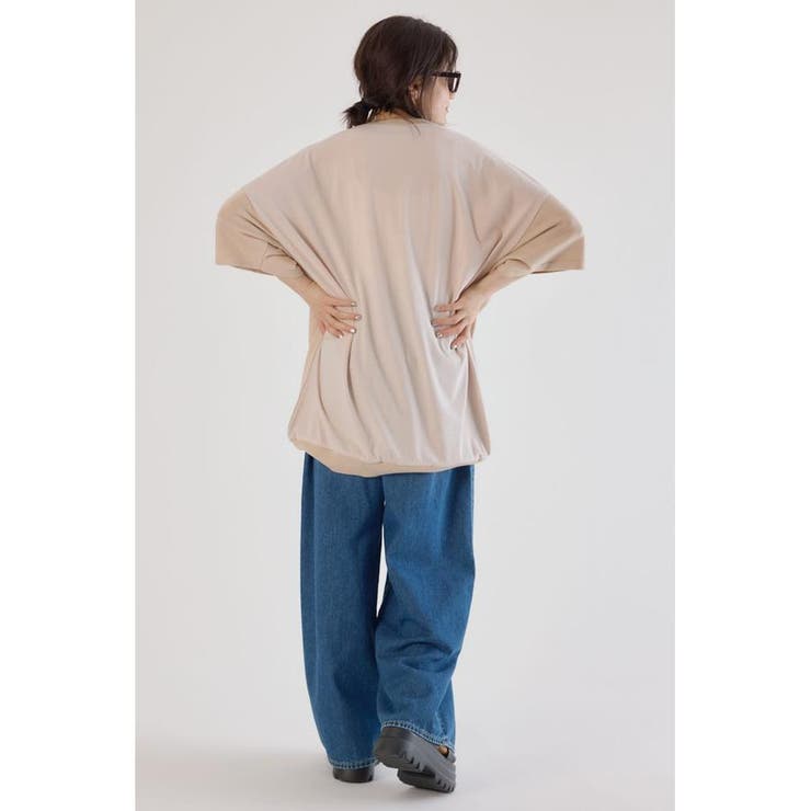 CURVE LOGOコンビニットワンピース | RODEO CROWNS WIDE BOWL | 詳細画像2 