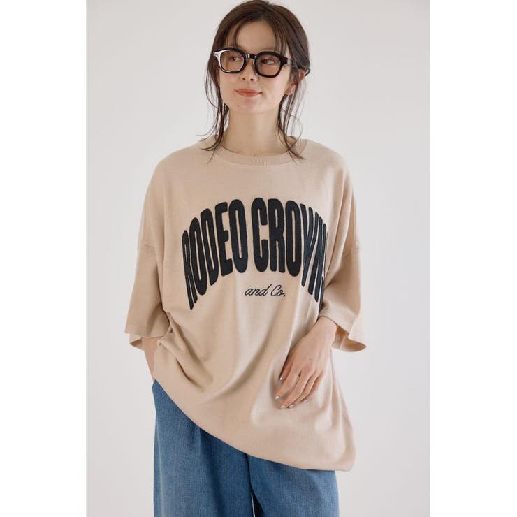 CURVE LOGOコンビニットワンピース | RODEO CROWNS WIDE BOWL | 詳細画像3 