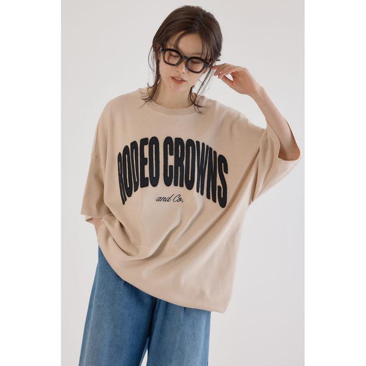 CURVE LOGOコンビニットワンピース | RODEO CROWNS WIDE BOWL | 詳細画像4 