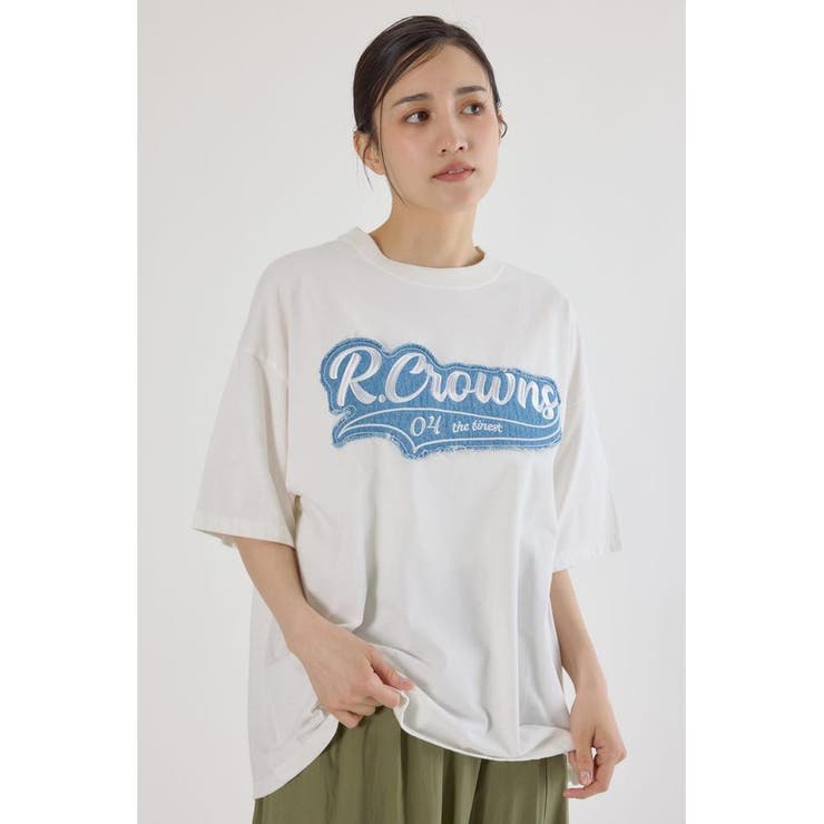 O/WHT1 | ツイルパッチTシャツ | RODEO CROWNS WIDE BOWL