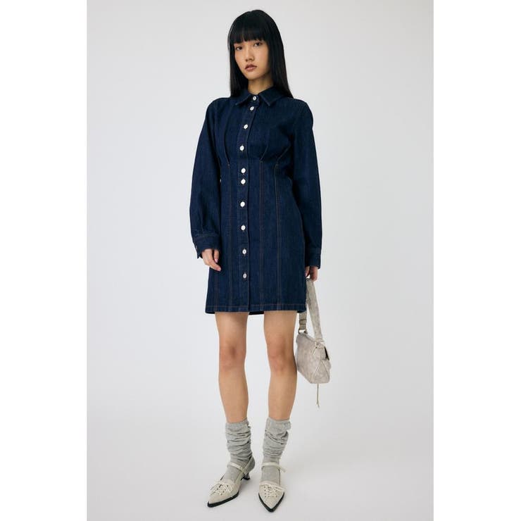 WAIST TUCK ミニドレス | MOUSSY OUTLET | 詳細画像24 